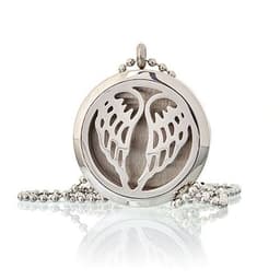 Aromatherapy Diffuser Necklace - Angel Wings 30mm – image 3