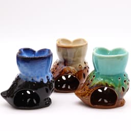 Classic Rustic Oil Burner - Owl Side-on (assorted) – image 4