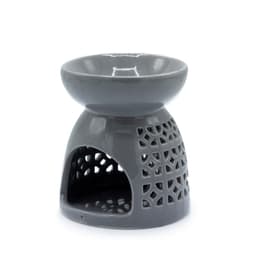Classic Oil Burner - Morrocan Cutout - Grey – image 2