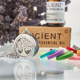 Aromatherapy Diffuser Necklace - Tree of Life 25mm – image 2