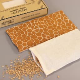 Lavender Natural Cotton and Juco Eye Pillow in Gift Box - Madagascar Giraffe – image 5
