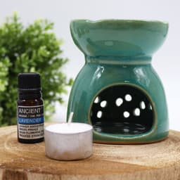 Tree of Life Oil Burner - Blue – image 1