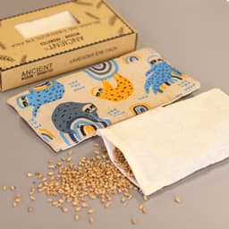 Lavender Natural Cotton and Juco Eye Pillow in Gift Box - Lazy Sloth – image 5