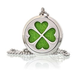 Aromatherapy Diffuser Necklace - Four Leaf Clover 30mm – image 3