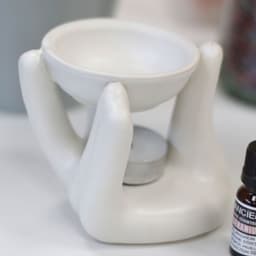 Helping Hand Oil Burner - White – image 1