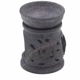 Small Soapstone Oil Burner 8cm - Om – image 4