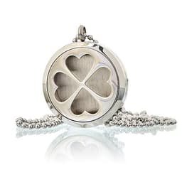 Aromatherapy Diffuser Necklace - Four Leaf Clover 30mm – image 2
