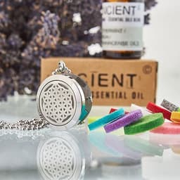 Aromatherapy Diffuser Necklace - Flower of Life 25mm – image 3
