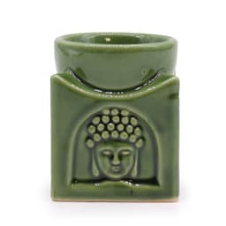 Square Buddha Burner - Dark Jade – image 1