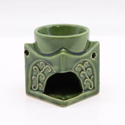 Square Buddha Burner - Dark Jade – image 3