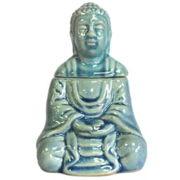 Sitting Buddha Oil Burner - Blue – image 7