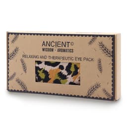 Lavender Natural Cotton and Juco Eye Pillow in Gift Box - Night Leopard – image 1