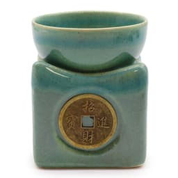 Lucky Coin Large Oil Burner - Jade – image 1