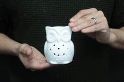 Classic White Oil Burner - Tall Owl – image 2