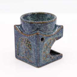 Square Buddha Burner - Dusty Blue – image 2