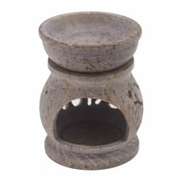Small Soapstone Oil Burner 8cm - Elephant – image 4