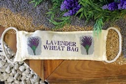 Natural Cotton Wheat Bags - Lavender – image 2