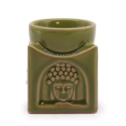 Square Buddha Burner - Light Jade – image 1