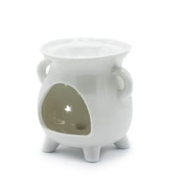 Cauldron Oil Burner - Moon Phase - White – image 2