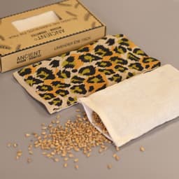 Lavender Natural Cotton and Juco Eye Pillow in Gift Box - Night Leopard – image 7