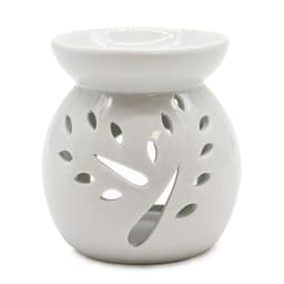 Lrg Classic White Oil Burner - Tree Cut-out – image 1