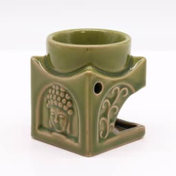 Square Buddha Burner - Light Jade – image 2