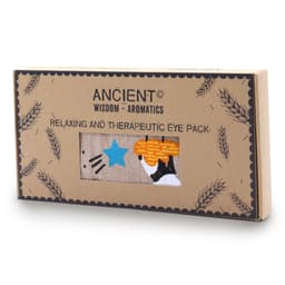 Lavender Natural Cotton and Juco Eye Pillow in Gift Box - Sleepy Panda – image 1