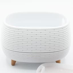Futuristic Ribbed Aroma Diffuser with Colour-Changing Light – image 3
