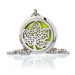 Aromatherapy Diffuser Necklace - Leaf 30mm – image 1