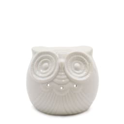Classic White Oil Burner - Short Owl – image 1