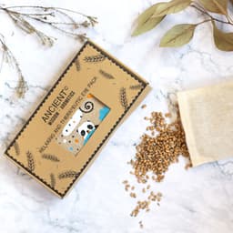 Lavender Natural Cotton and Juco Eye Pillow in Gift Box - Sleepy Panda – image 5
