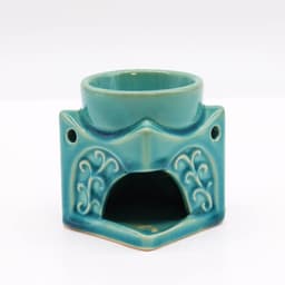 Square Buddha Burner - Soft Turquoise – image 3