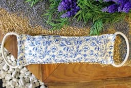 Natural Cotton Wheat Bags - Blue – image 4