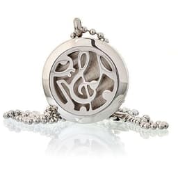 Aromatherapy Diffuser Necklace - Music Notes 25mm – image 3