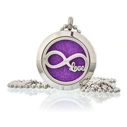 Aromatherapy Diffuser Necklace - Infinity Love 25mm – image 1
