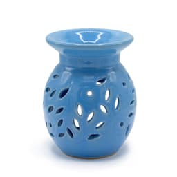 Floral Oil Burner - Blue – image 1