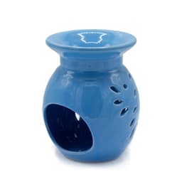Floral Oil Burner - Blue – image 3