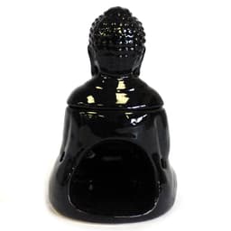 Sitting Buddha Oil Burner - Black – image 2