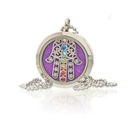 Aromatherapy Jewellery Necklace - Hamsa Chakra - 30mm – image 6