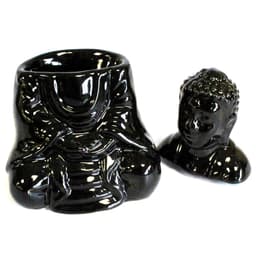 Sitting Buddha Oil Burner - Black – image 3