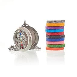 Aromatherapy Jewellery Necklace - Hamsa Chakra - 30mm – image 1