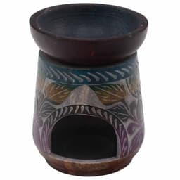 Large Soapstone Oil Burner 13x10cm - Elephant - Five Colours – image 3