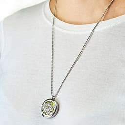 Aromatherapy Diffuser Necklace - Hand of Fatima 30mm – image 5