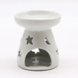 Sm Classic White Oil Burner - Moon & Star – image 2