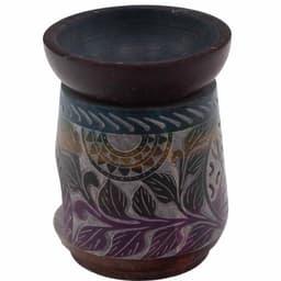 Large Soapstone Oil Burner 13x10cm - Elephant - Five Colours – image 4